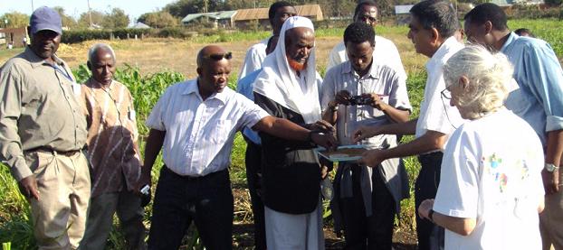 Lord Sansbury's visit at icipe Mbita